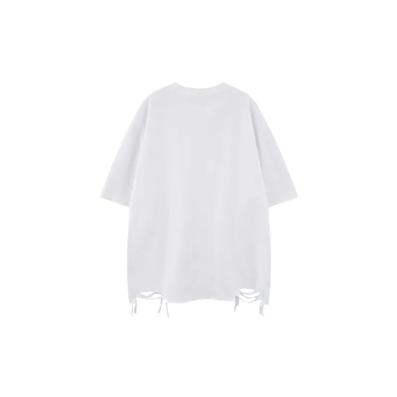 Trendy Loose 100% Cotton T Shirt-1
