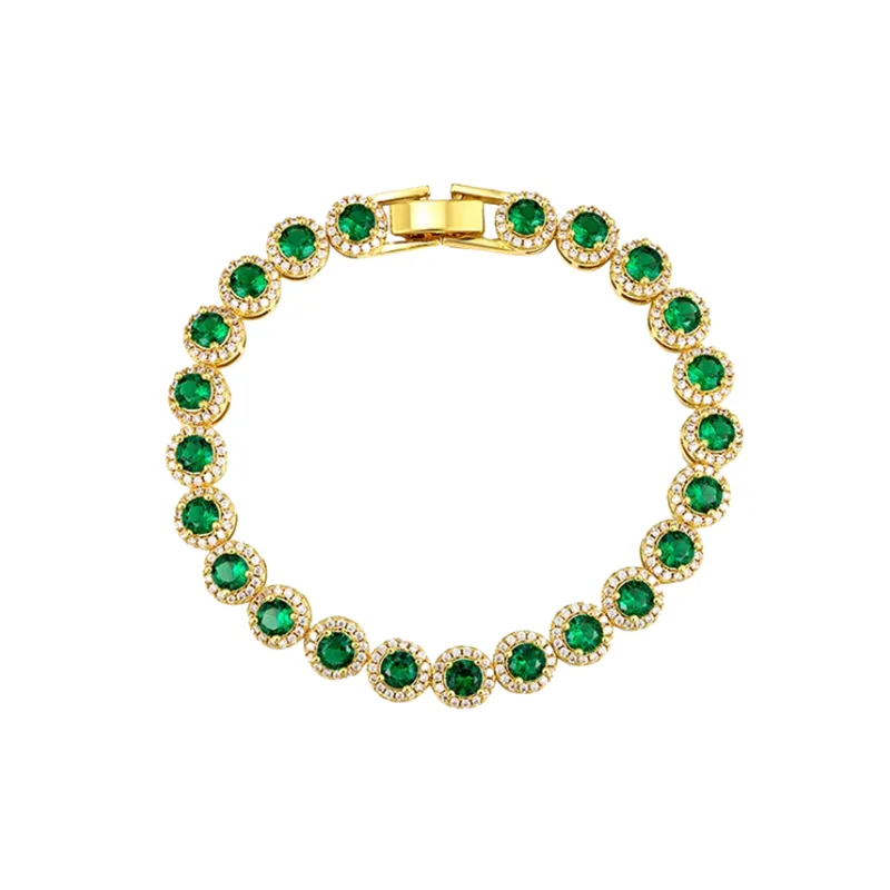 Hip Hop Gemstone Bracelet