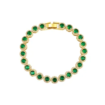 Hip Hop Gemstone Bracelet