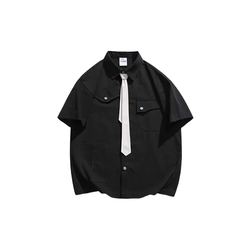 Couple Short Sleeved Shirt-0