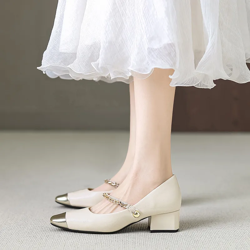 Elegant Romantic Mary Jane Shoes-5