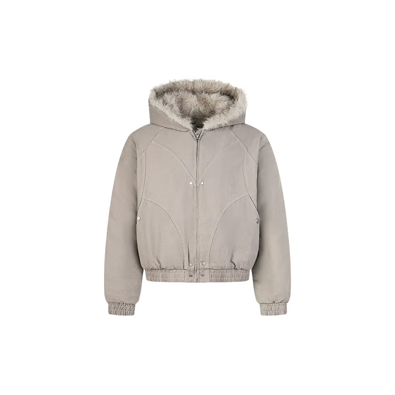 Casual Loose Quilted Jacket-0