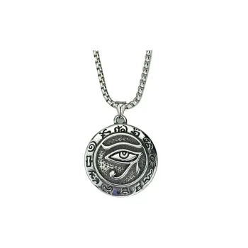 Eye Of Horus Stainless Steel Trendy Fashion Necklace
