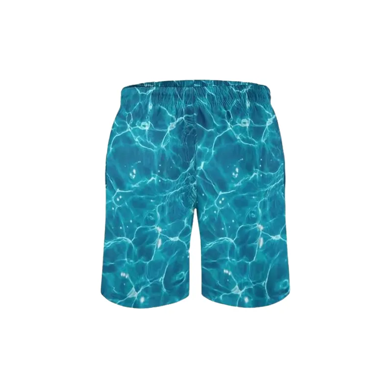 Sporty Retro Polyester Casual Shorts-7