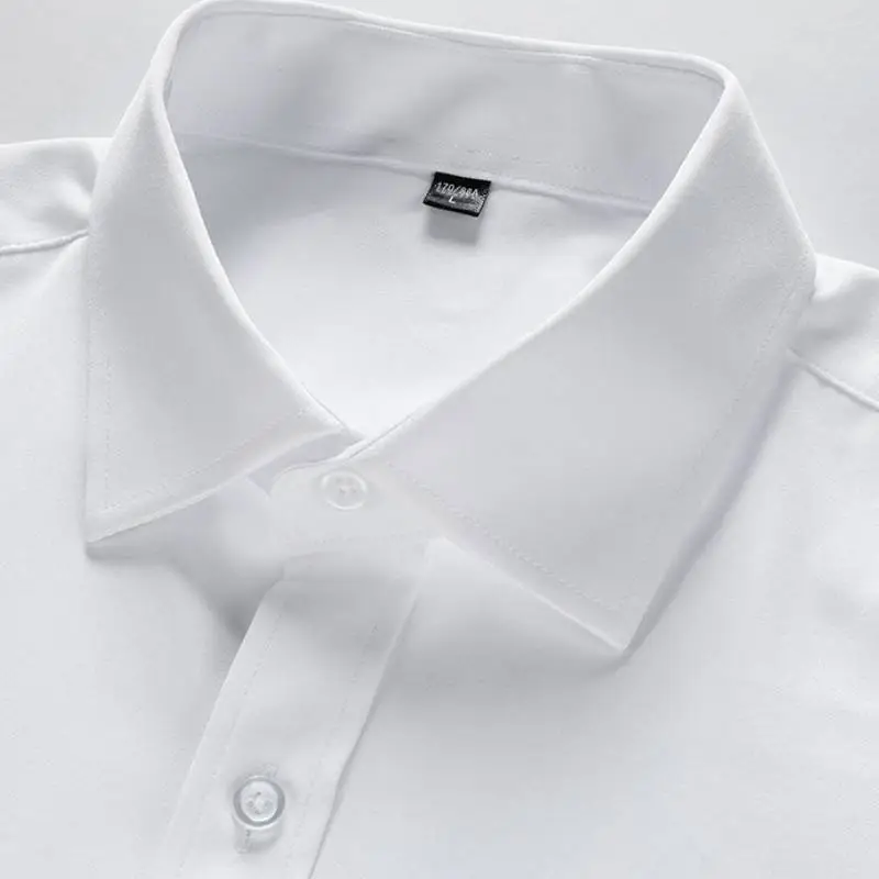 Business Plain Polyester Shirt Unisex-6