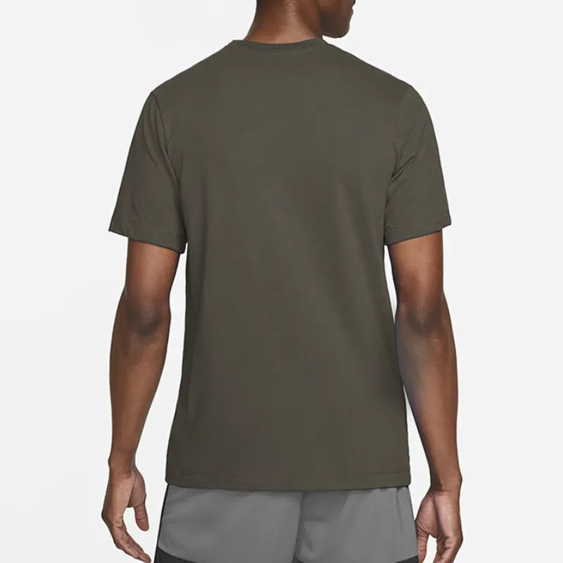 Sporty Breathable Blended Synthetic Fabrics T Shirt-1