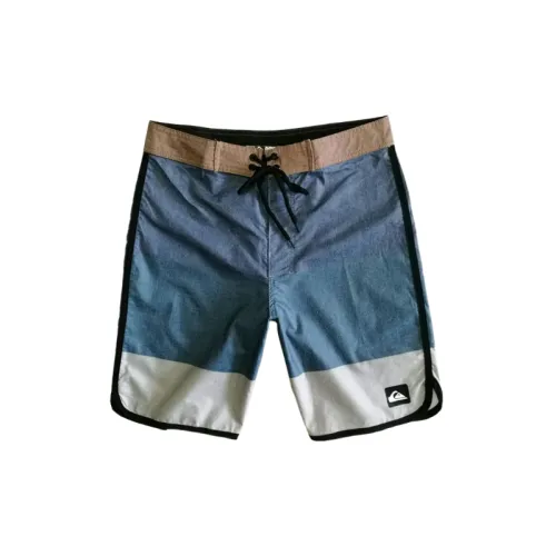 Casual Striped Blended Synthetic Fabrics Sports Shorts