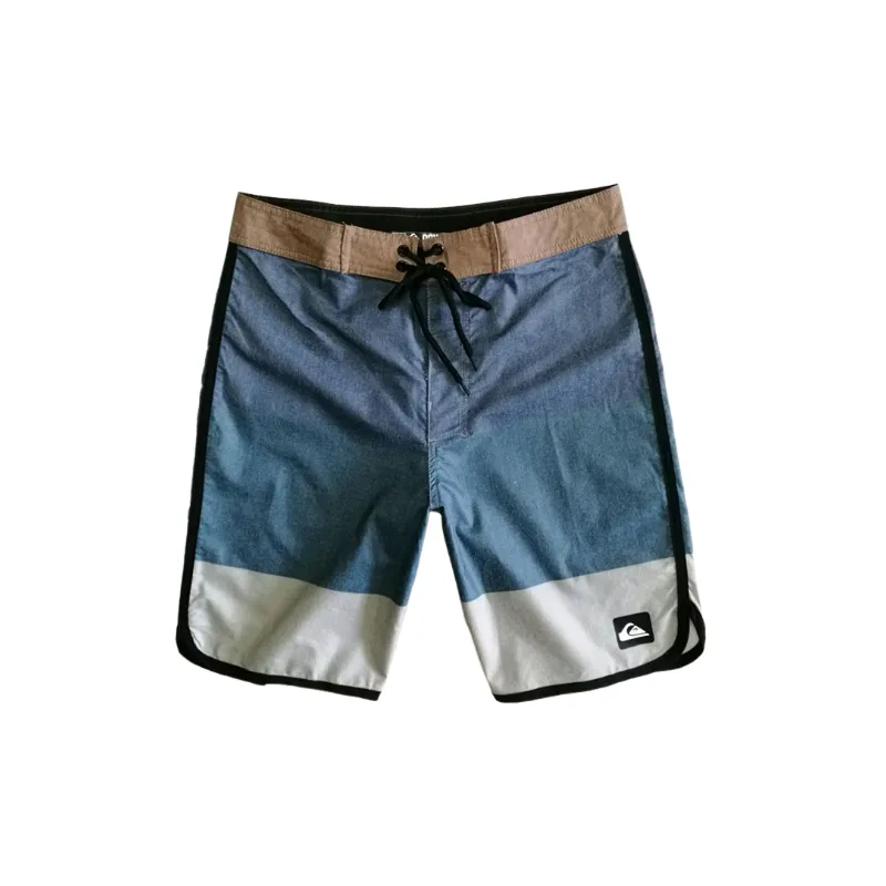 Casual Striped Blended Synthetic Fabrics Sports Shorts-7