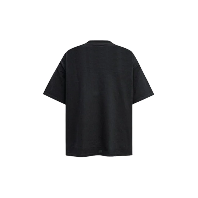Street Loose Cotton Blended Fabric T Shirt-1