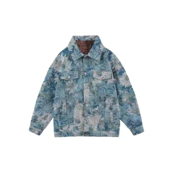 New Style Fashionable Vintage Trendy Denim Cargo Jacket