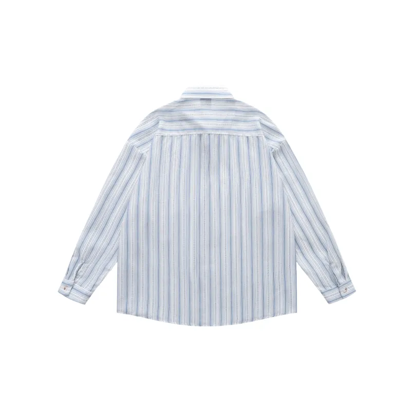 Retro Cute Cotton Blended Fabric Shirt Unisex-1