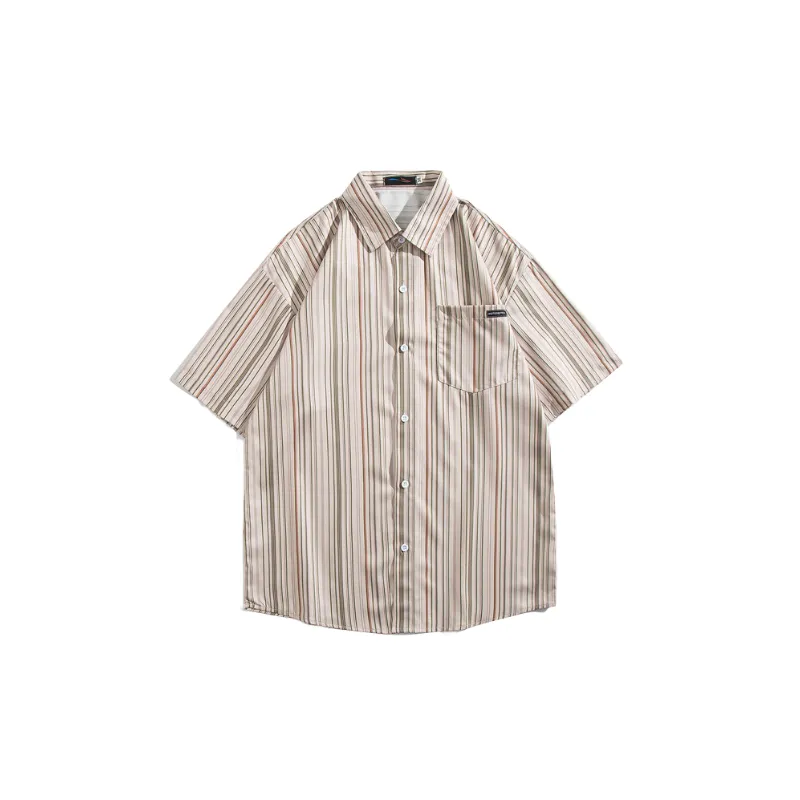 Casual Fashionable Cotton Blended Fabric Shirt-2