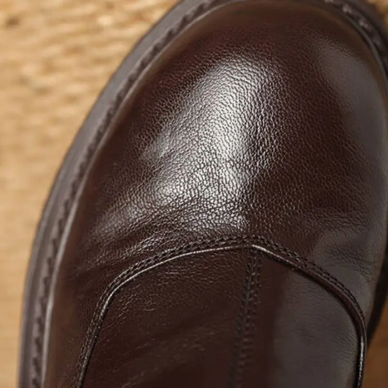 Fashionable Retro Ankle Boots-4