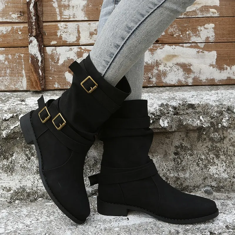 Retro Fashionable Martin Boot-3