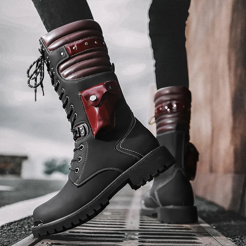 Retro Casual Outdoor Boots-2
