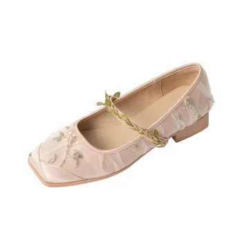 Cool Embroidered Mary Jane Shoes