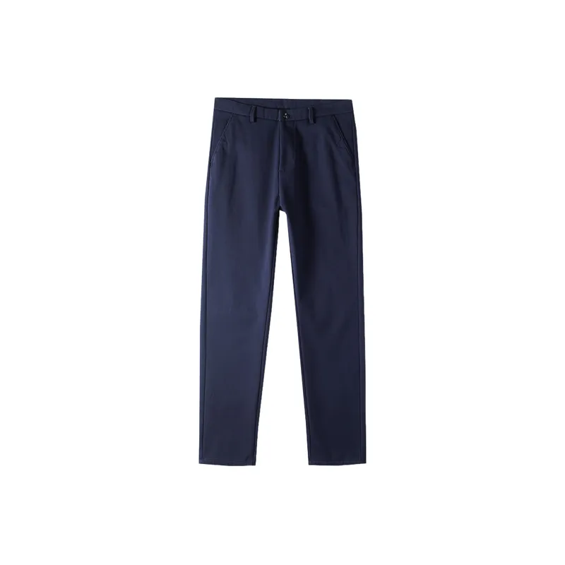 Loose Simple Cotton Casual Pants-3