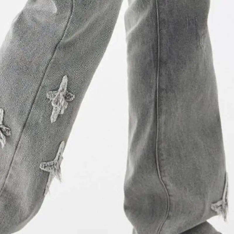 Retro Embroidery Jeans-9