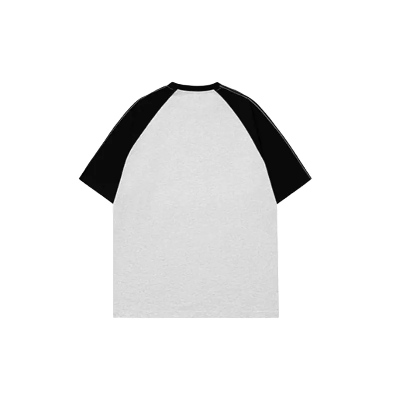 Casual Letter 100% Cotton T Shirt-1