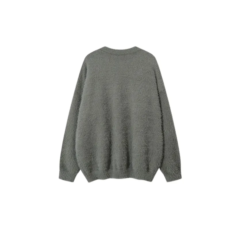 Basics Funky Blended Synthetic Fabrics Sweater-1