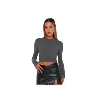 Basics Plain Milk Fiber T Shirt Women
