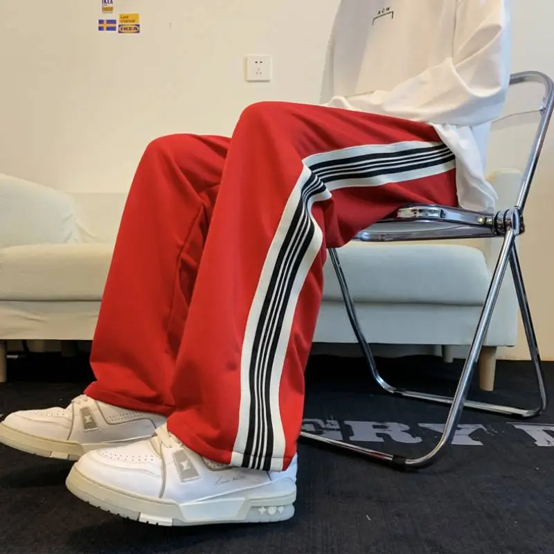 Sporty Loose Casual Pants-2
