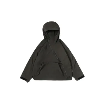 New High Street Trendy Brand Loose Function Oblique Zipper Jacket
