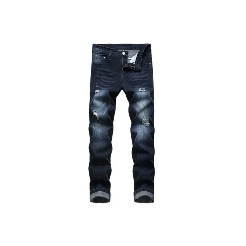 CHINISM Jeans Unisex Blue Denim