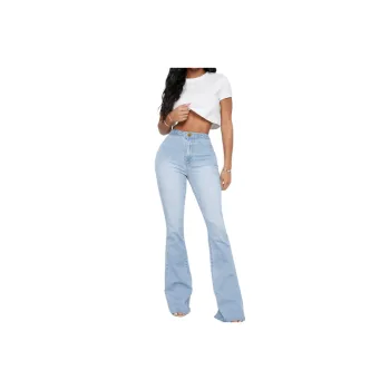 Simple Plain Jeans Women