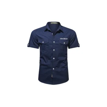 Casual Loose Cotton Shirt Man