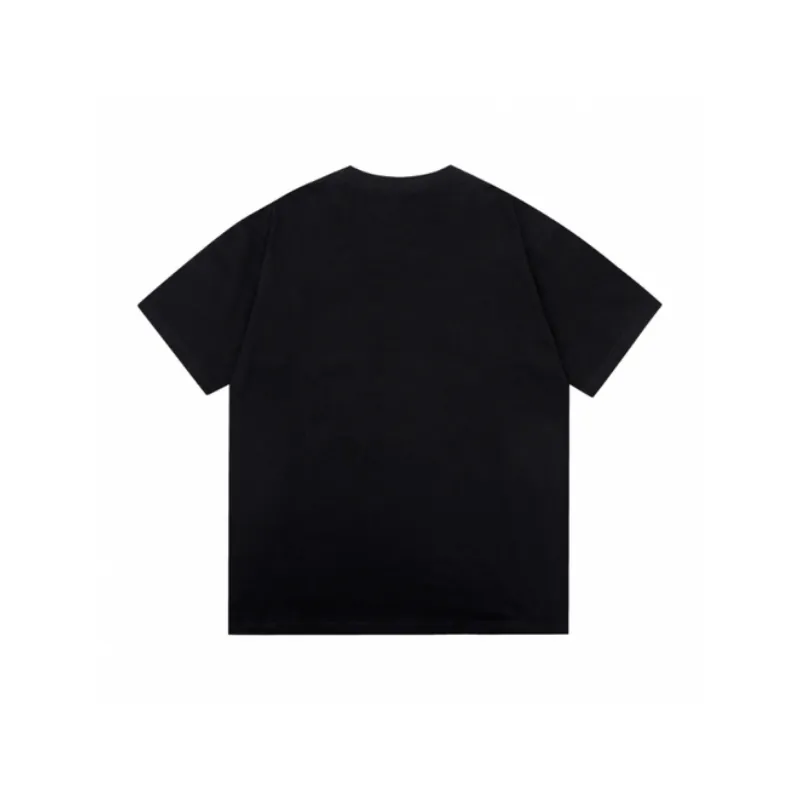 Spider Web Printing Loose Cotton T-shirt-3