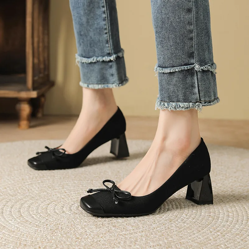 Retro Butterfly High Heels-1