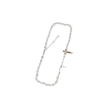 Creative Cross Pendant Splicing Necklace