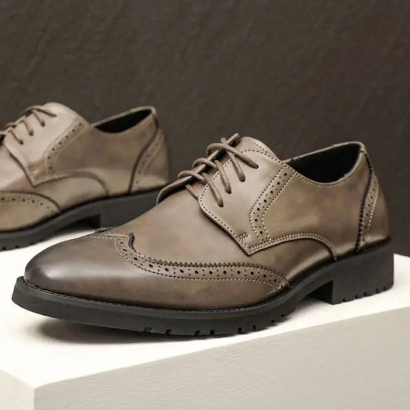 Fashionable Casual Breathable Softness Dress Shoes-4