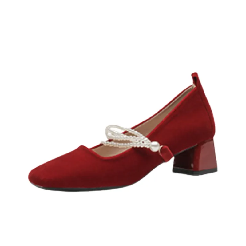 Funky Button Mary Jane Shoes-0