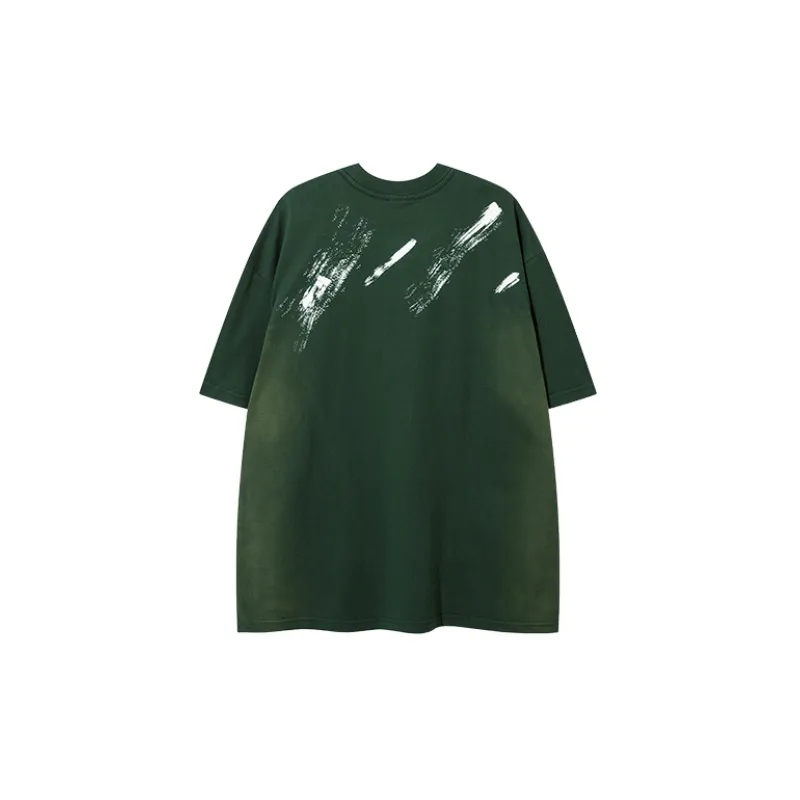 Casual Loose Combed Cotton T-Shirt-1