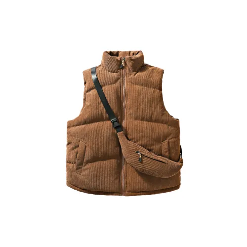 Corduroy Stand Collar Loose Cotton Coat