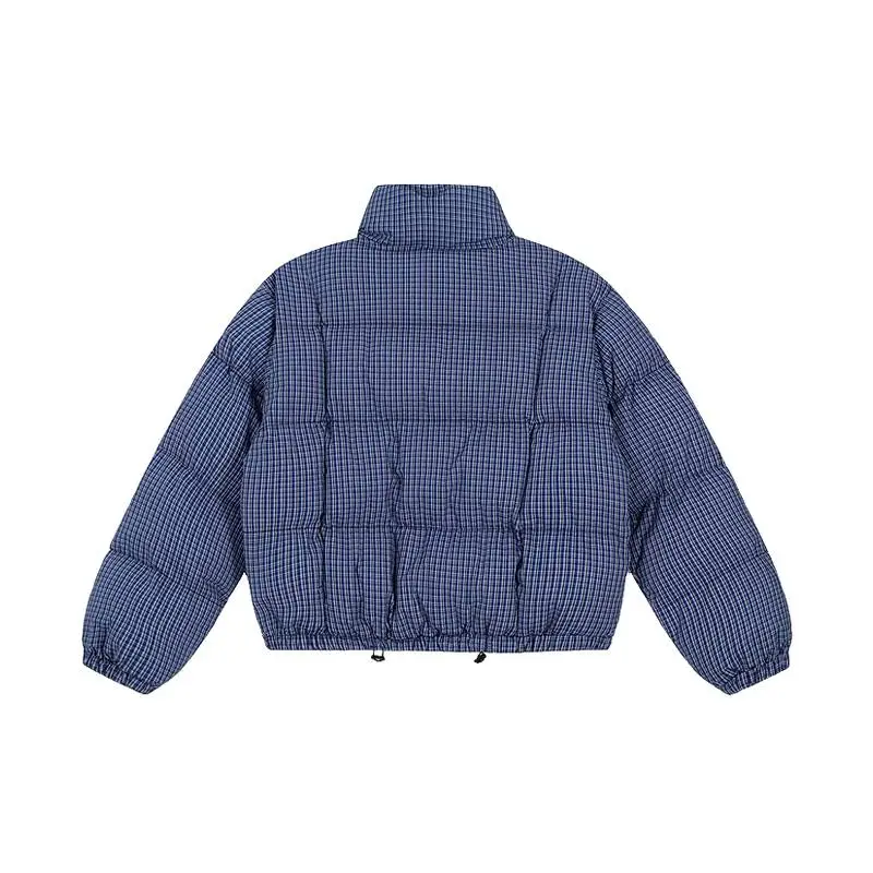 Retro Sporty Loose Quilted Jacket Women-5