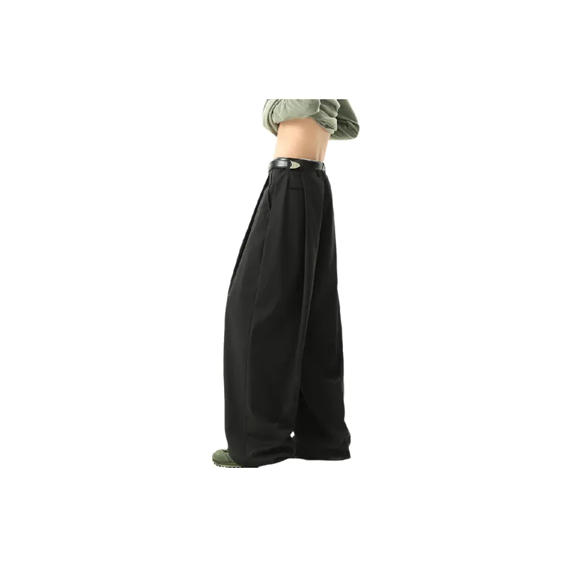 Retro Loose Cotton Casual Pants-3