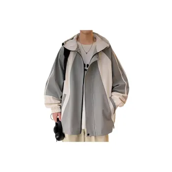 Casual Loose Blended Synthetic Fabrics Outdoor Jacket