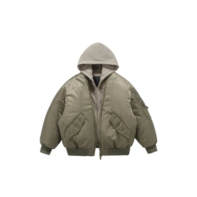 Casual Loose Quilted Jacket-0