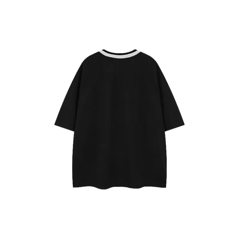 Casual Sporty Polyester T-Shirt-1