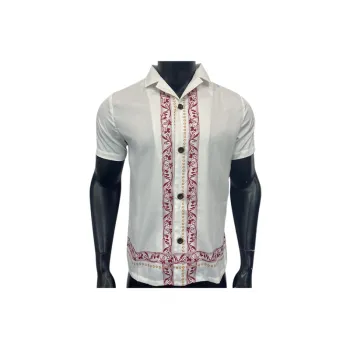 Lapel Button Short Sleeve Shirt