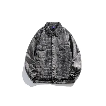 Retro Stitching Denim Jacket