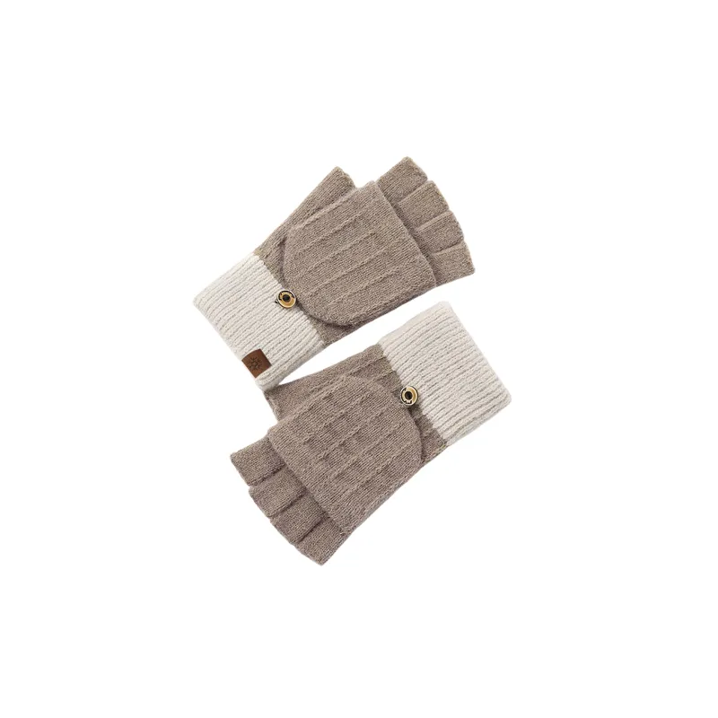 Basics Simple Knit Gloves-4