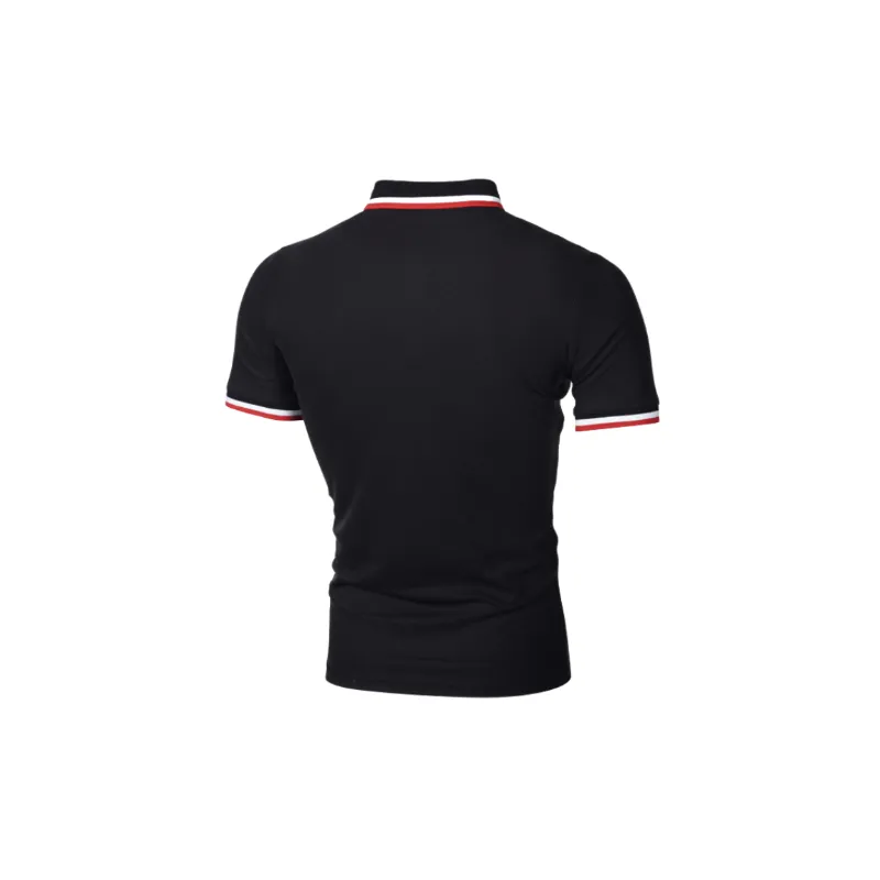 Casual Loose Cotton Blended Fabric Polo-1