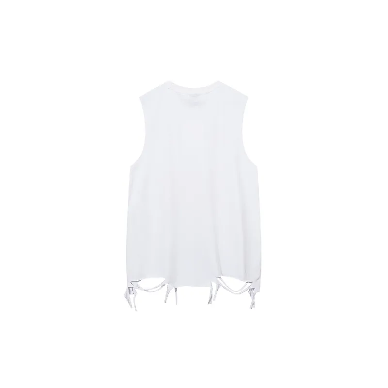 Street Loose Cotton Vest-3