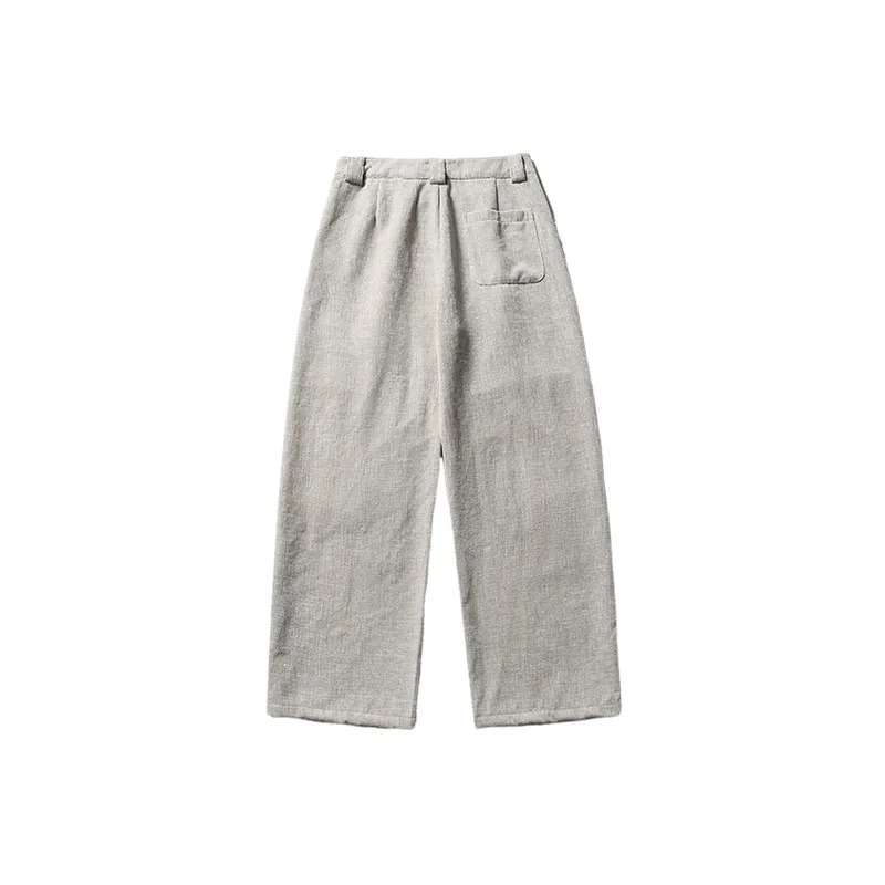 Plain Simple Casual Pants-5