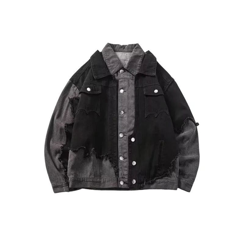 Vintage Stitching Denim Jacket-0