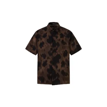 Retro Loose Blended Synthetic Fabrics Shirt